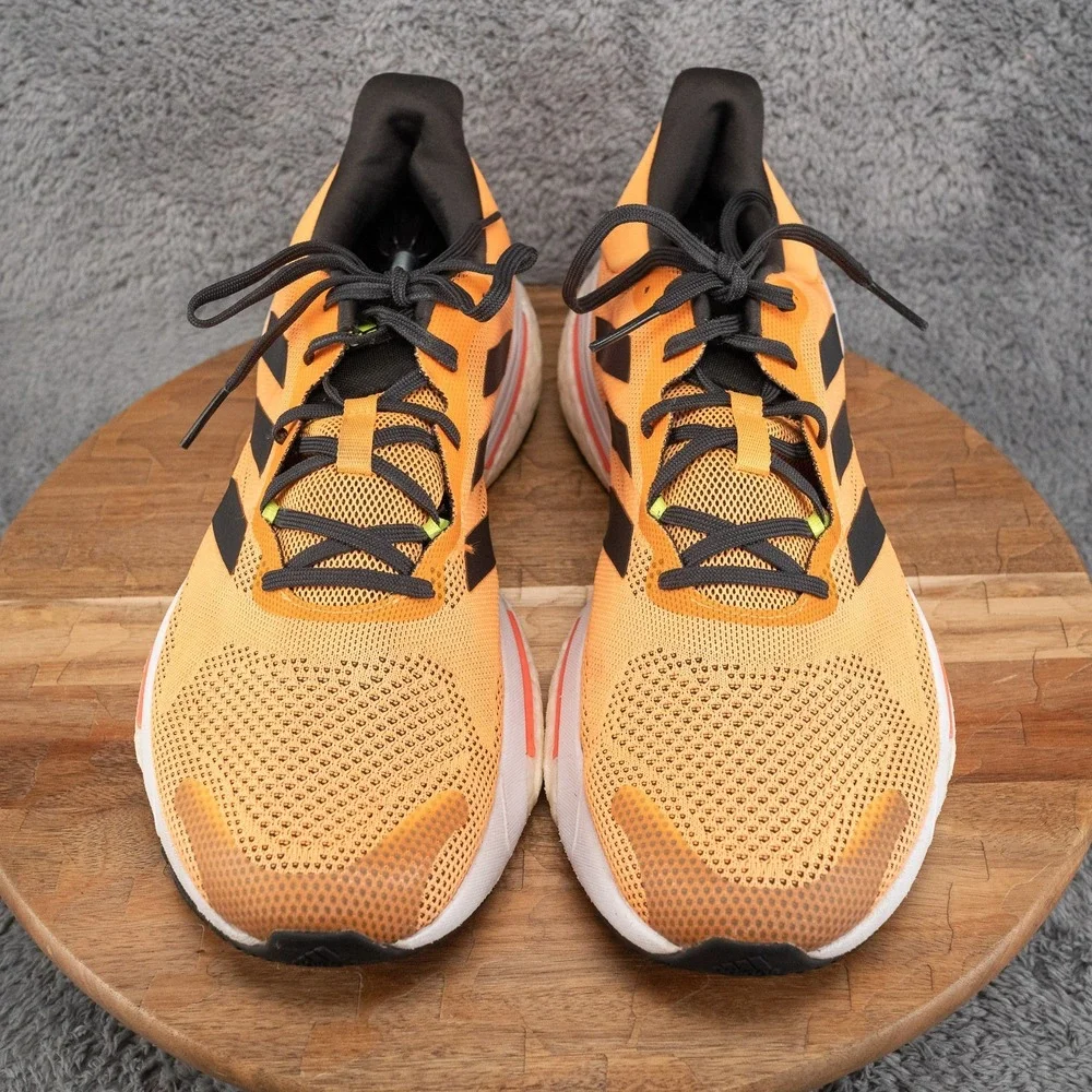 Adidas Solar Glide 5 Athletic Mens Size 14 Orange Good GX5470 Running Shoes